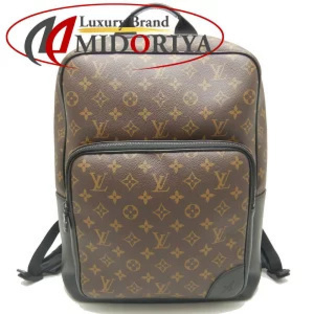 LOUIS VUITTON Monogram Macassar Brown Dean Backpack Rucksack Daypack Brown